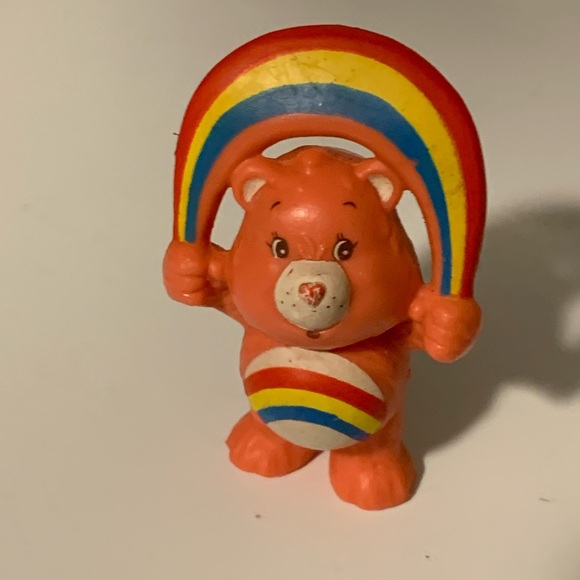 Vintage 1980s Care Bears 2" Mini Figures, Lot of 6 - Picture 1 of 6